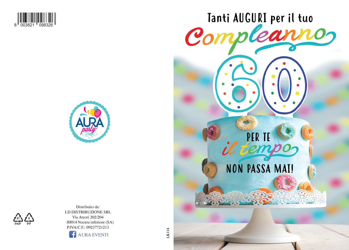 biglietto compleanno 60 anni