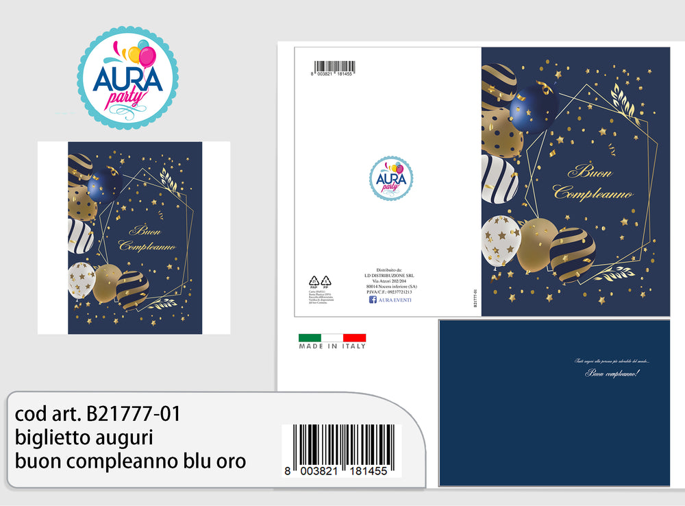 Birthday greeting card