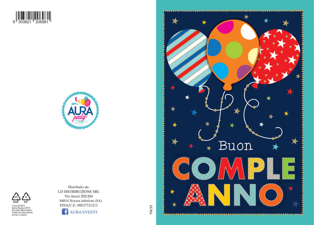 Happy Birthday Greeting Cards with Balloons