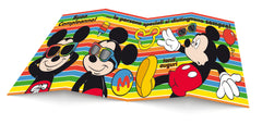 biglietto Disney Mickey fisarmonica con glitter