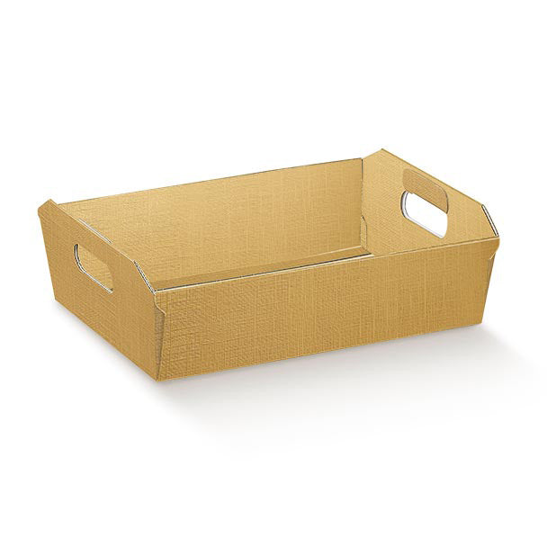 basket i.350x260x70 gold silk
