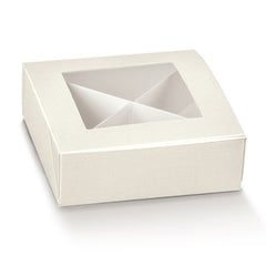 prat.c/f120x120x40mm white silk