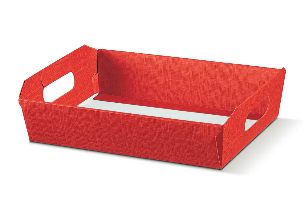 basket i.400x300x120 red silk