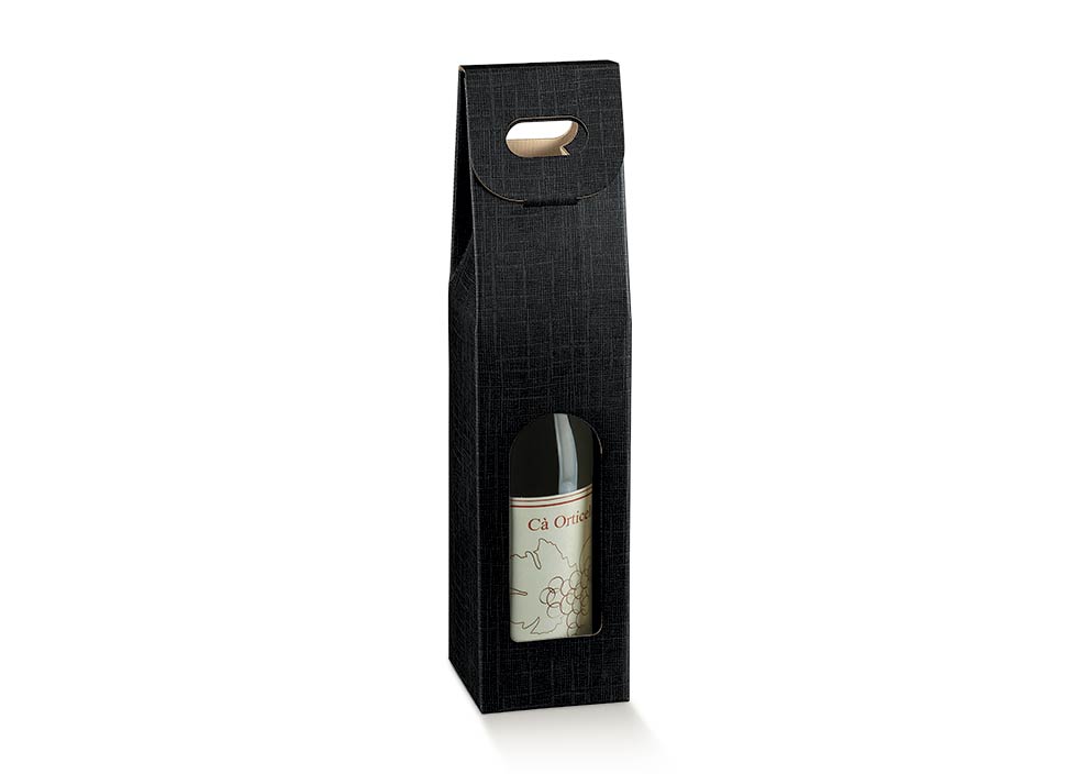 1 bot. 90x90x385mm black silk