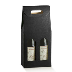 2 bottiglie f.to 180x90x385 seta nero