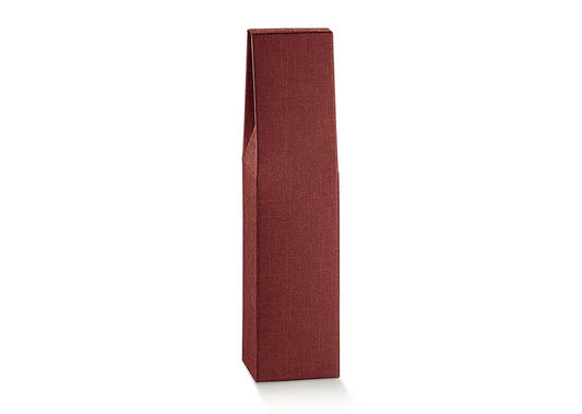 1 bot.90x90x370mm seta bordeaux