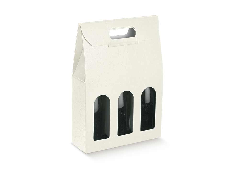 3 bottles size 270x90x385mm white spheres