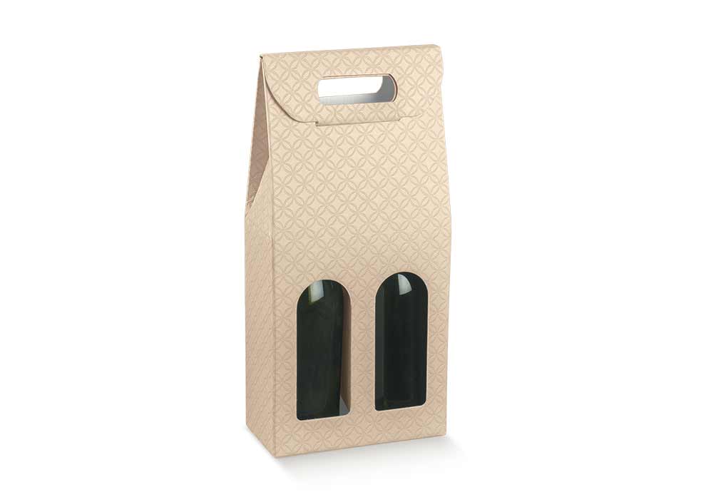 2 bottiglie f.to 180x90x385mm mattato nudo