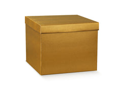 Box with lid 400x340x340mm gold skin