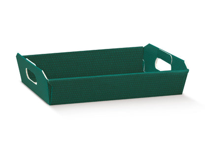 Cesto in cartone 400x300x120mm spot verde