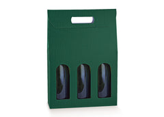 3 bottiglie f.to 270x90x385mm spot verde