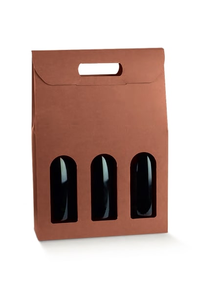 3 bottles size 270x90x385mm silk corten