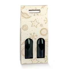 2 bottles size 180x90x385mm white universe