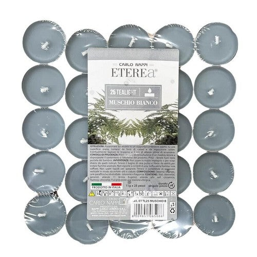 Ethereal 25 Tealight White Musk