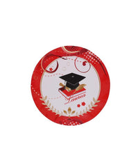 21cm graduation plates, 8 pcs