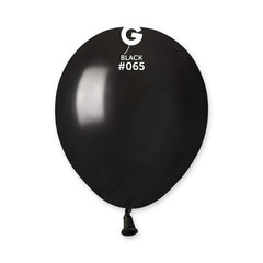 5-inch black pastel latex balloons, 100 pcs