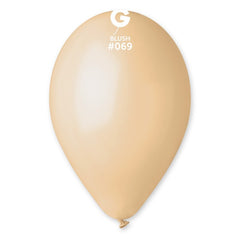 12-inch pastel blush latex balloons, 100 pcs