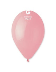 12-inch pastel baby pink latex balloons, 50 pcs