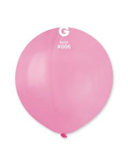 19-inch pastel pink latex balloons, 25 pcs