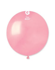 19-inch pastel pink latex balloons, cf.25