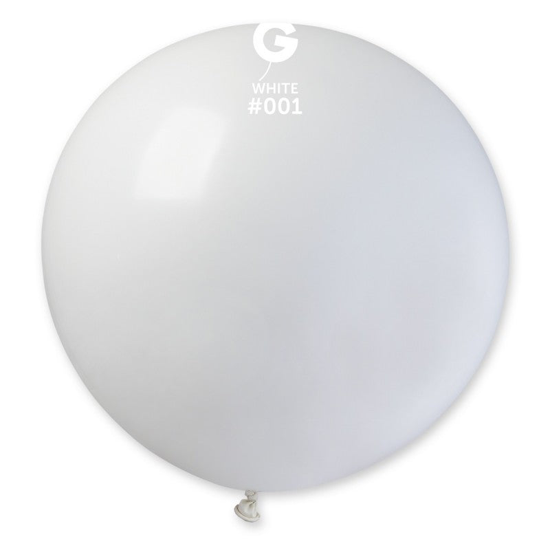 31inch White Hot Air Balloon 2pcs