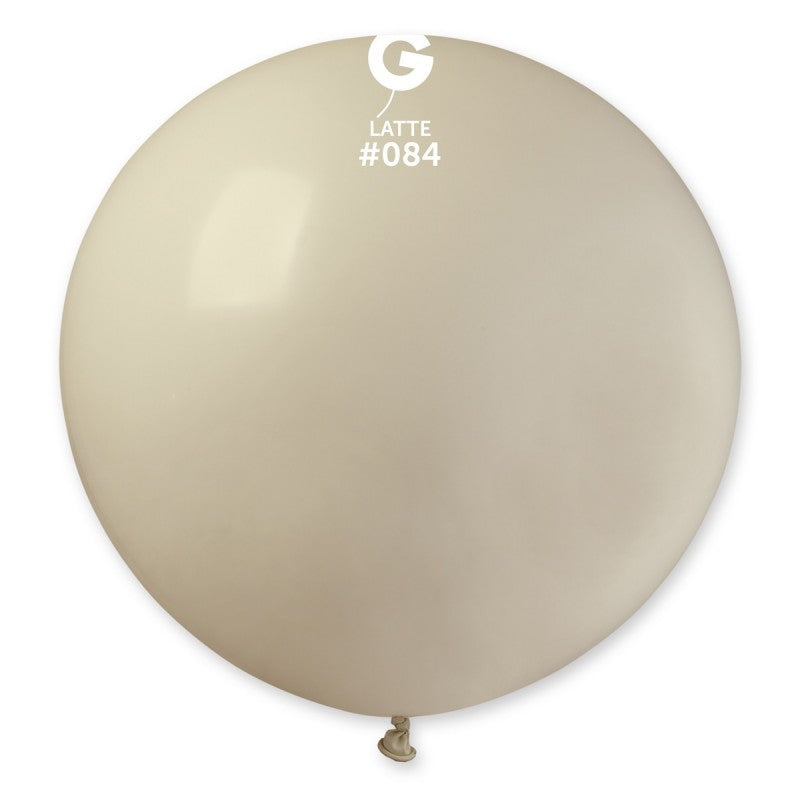 31inch milk hot air balloon 2pcs