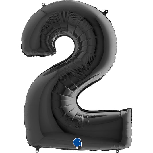 numero 2 foil 100cm/40inch nero