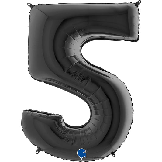 numero 5 foil 100cm/40inch nero