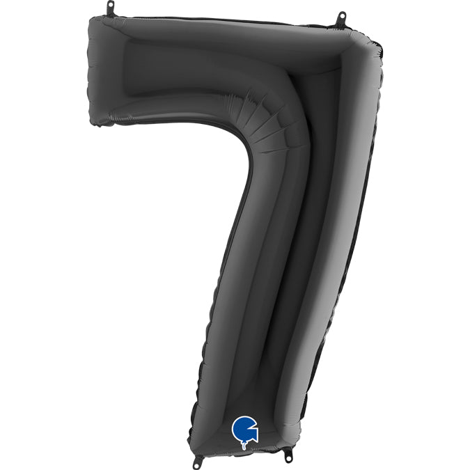 numero 7 foil 100cm/40inch nero