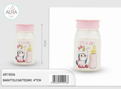 4x7cm pink baptism jar
