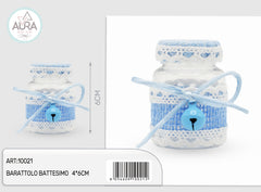 4x6cm light blue baptism jar