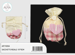 bag with pink heart