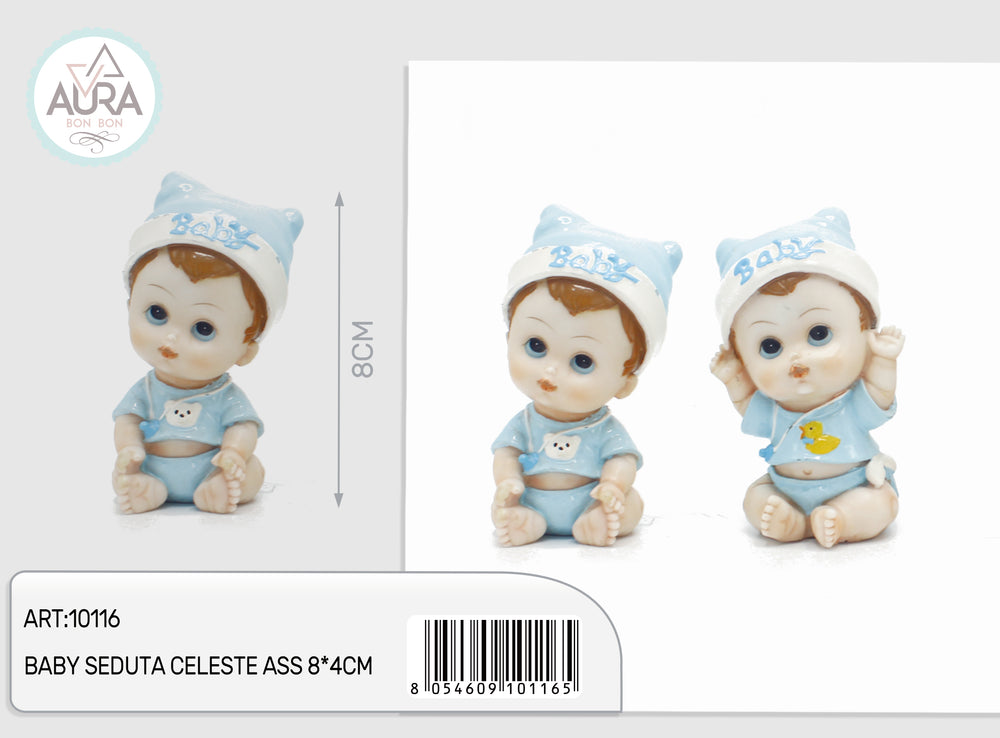 baby blue seat 8x4cm