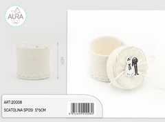 Scatolina sposi 5x6cm