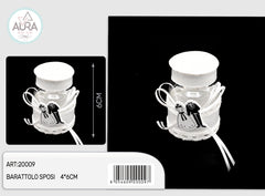 barattolo sposi 4x7cm