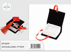 scatolina laurea 6x7x3,5cm nero