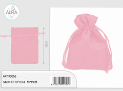 sacchetto yuta rosa 10x13cm