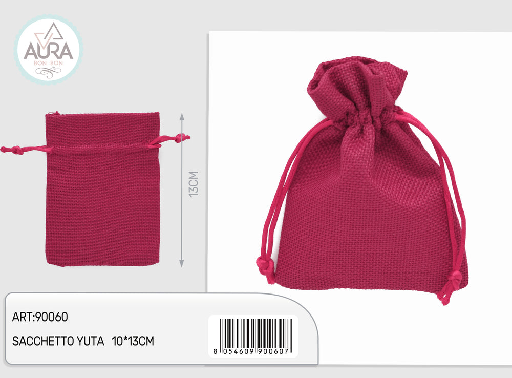 sacchetto yuta fuxia 10x13cm