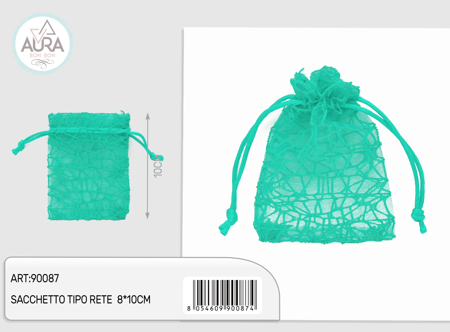 sacchetto spider tiffany 8x10cm