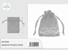 gray spider bag 8x10cm