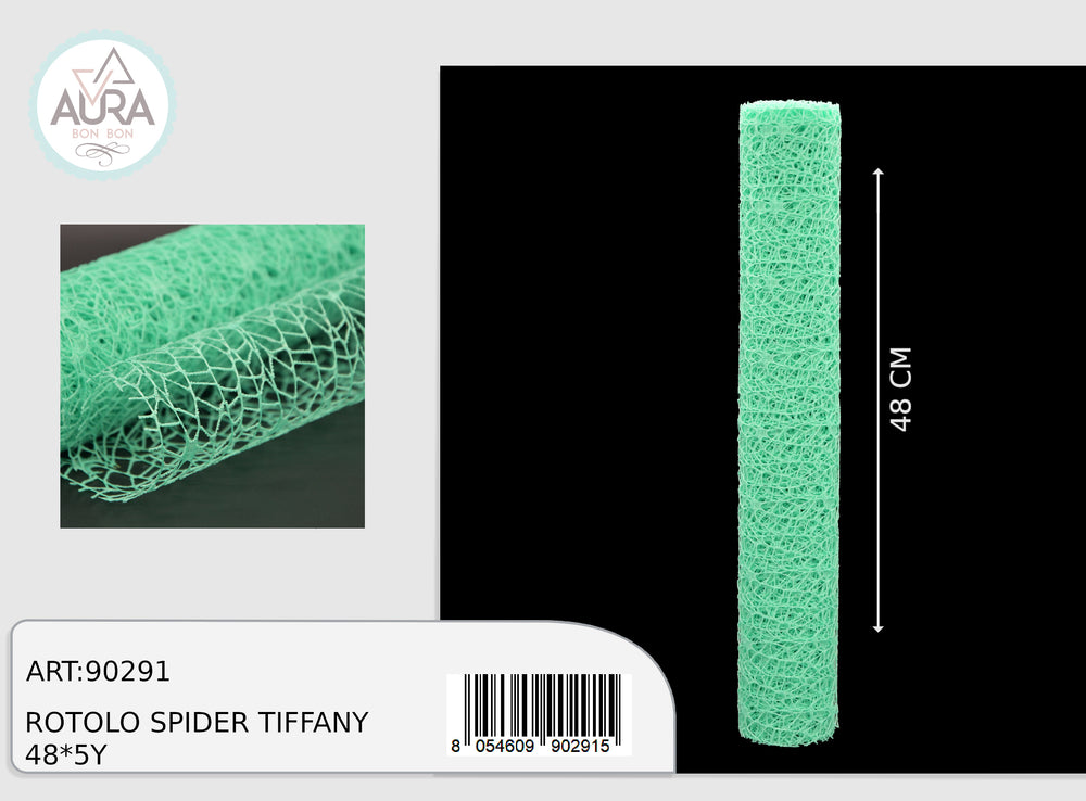 rotolo organza spider 48cmx5y tiffany
