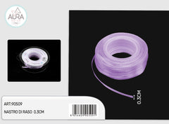 nastro di raso 0,3cmx50y lilla