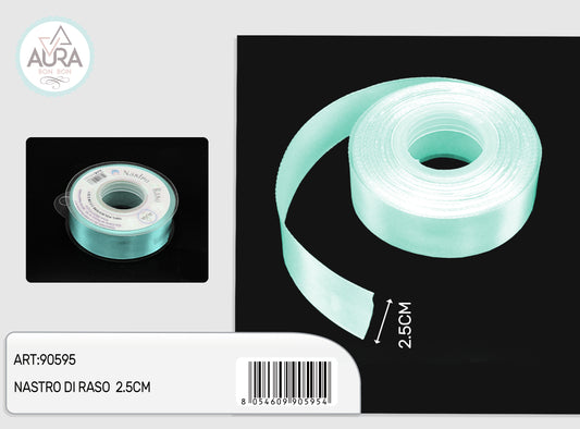 nastro di raso 2,5cmx25y tiffany