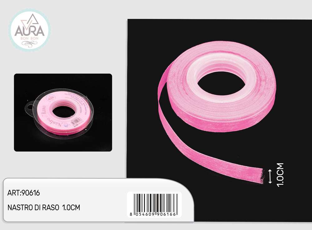 nastro organza 1cmx25y fuxia