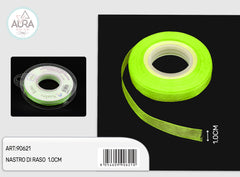 nastro organza 1cmx25y verde chiaro