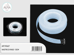 nastro organza 1,5cmx25y celeste