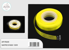 nastro organza 1,5cmx25y giallo