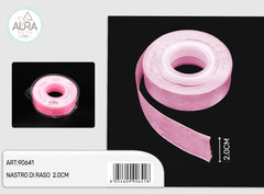 nastro organza 2cmx25y rosa