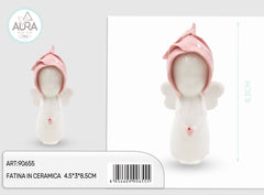 Fatina in ceramica 4,5x3x8,5cm (piccola)