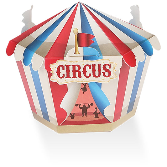 scatolina gr. party circo confezione da 5 pz